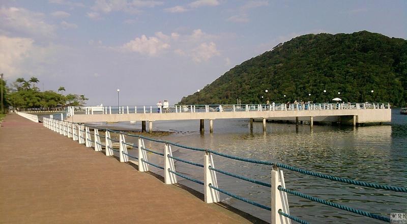 Ferienwohnung Apto Frente Ao Mar Bertioga Exterior foto